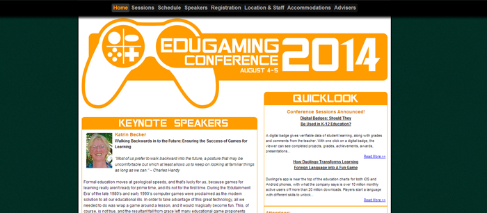 Edugaming Conference 2014